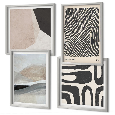Galleria a parete Motivi decorativi astratti in stile boho