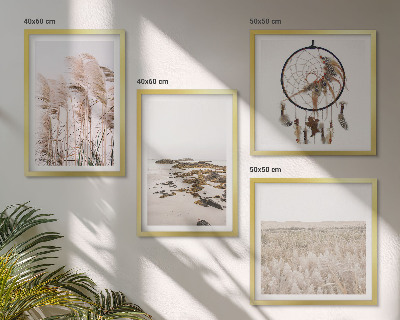 Galleria a parete Prati, spiaggia, stile boho