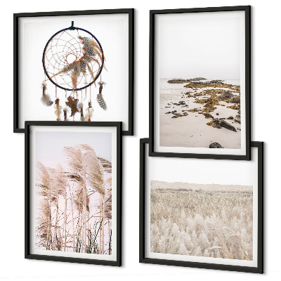 Galleria a parete Prati, spiaggia, stile boho