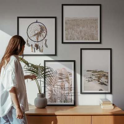 Galleria a parete Prati, spiaggia, stile boho
