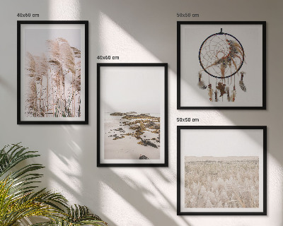 Galleria a parete Prati, spiaggia, stile boho