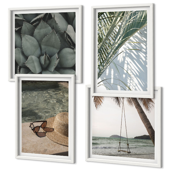 Galleria a parete Piante tropicali per le vacanze