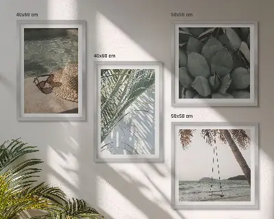 Piante tropicali per le vacanze galleria a parete