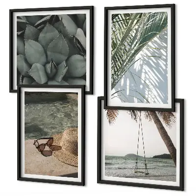 Piante tropicali per le vacanze galleria a parete