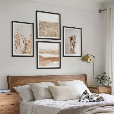 Galleria a parete Motivi vegetali in stile boho