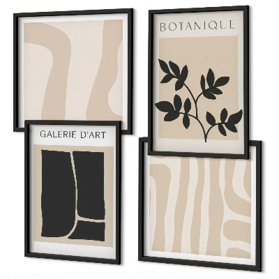Galleria a parete Motivi vegetali astratti