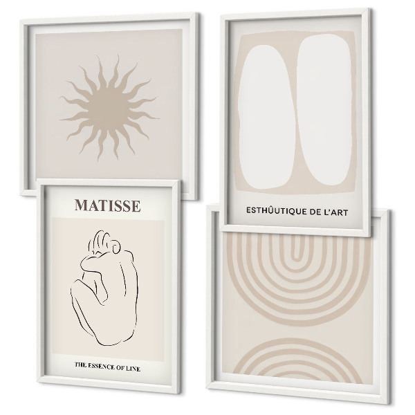 Polittico con cornice Linee minimaliste ed eleganti