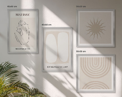 Polittico con cornice Linee minimaliste ed eleganti