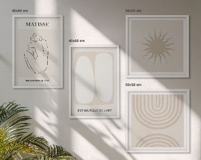 Polittico con cornice Linee minimaliste ed eleganti