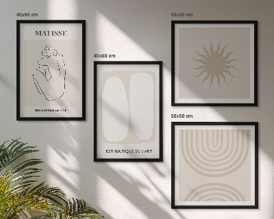 Polittico con cornice Linee minimaliste ed eleganti
