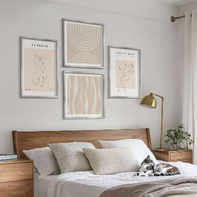 Galleria a parete Una collezione di forme minimaliste