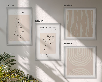 Galleria a parete Una collezione di forme minimaliste