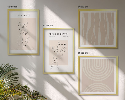Galleria a parete Una collezione di forme minimaliste