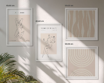 Galleria a parete Una collezione di forme minimaliste