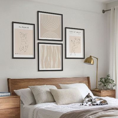 Galleria a parete Una collezione di forme minimaliste