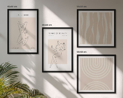 Galleria a parete Una collezione di forme minimaliste