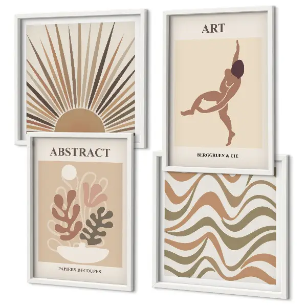Motivi astratti bohémien di Matisse galleria a parete
