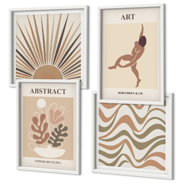 Galleria a parete Motivi astratti bohémien di Matisse