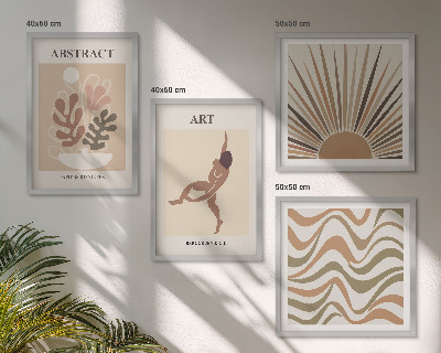 Galleria a parete Motivi astratti bohémien di Matisse