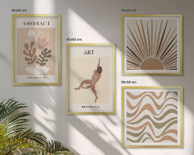 Galleria a parete Motivi astratti bohémien di Matisse