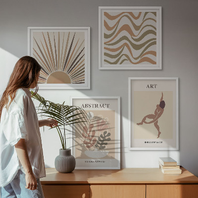 Galleria a parete Motivi astratti bohémien di Matisse
