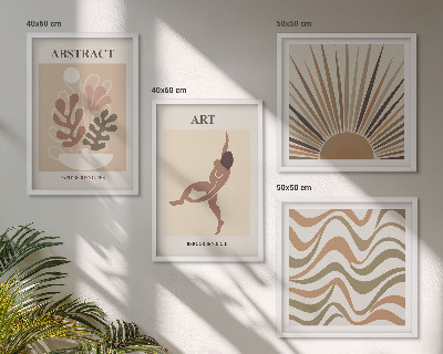 Galleria a parete Motivi astratti bohémien di Matisse
