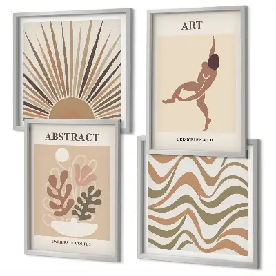 Motivi astratti bohémien di Matisse galleria a parete