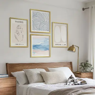 Le forme astratte di Matisse composizione di 4 quadri