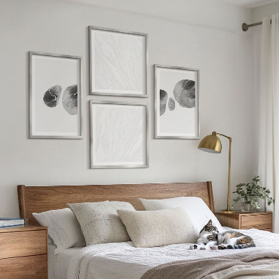 Polittico con cornice Schizzi di pittura astratta