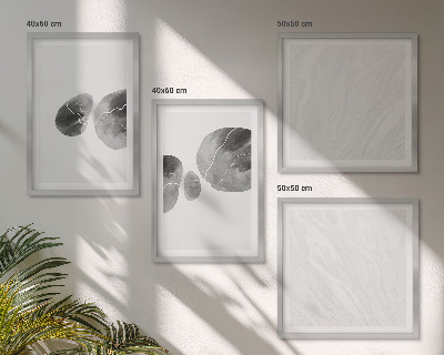 Polittico con cornice Schizzi di pittura astratta