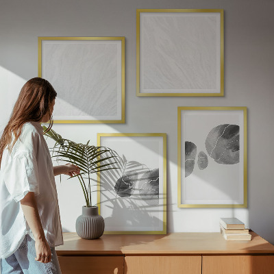 Polittico con cornice Schizzi di pittura astratta