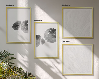 Polittico con cornice Schizzi di pittura astratta