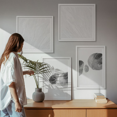 Polittico con cornice Schizzi di pittura astratta