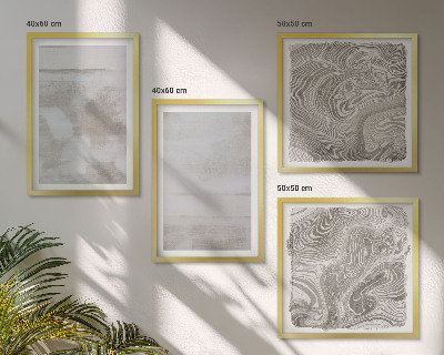 Composizione di 4 quadri Texture usurate in stile moderno