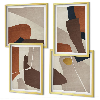 Galleria a parete Forme astratte moderne