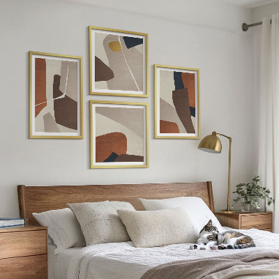 Galleria a parete Forme astratte moderne