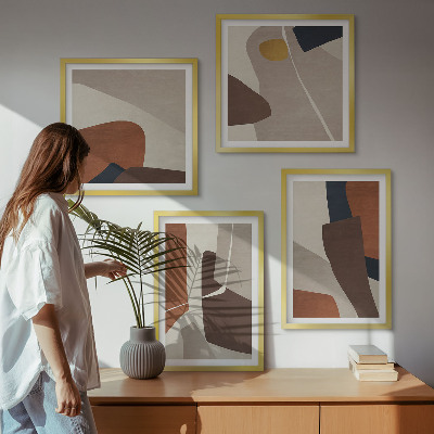Galleria a parete Forme astratte moderne