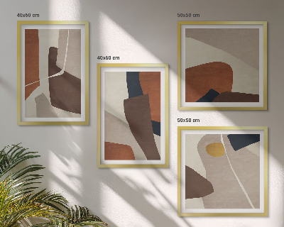 Galleria a parete Forme astratte moderne