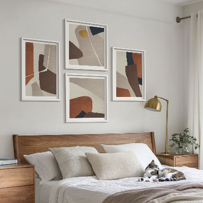 Galleria a parete Forme astratte moderne
