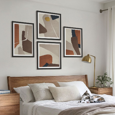Galleria a parete Forme astratte moderne