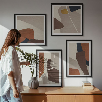 Galleria a parete Forme astratte moderne