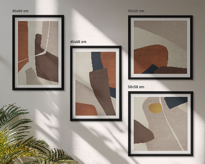 Galleria a parete Forme astratte moderne