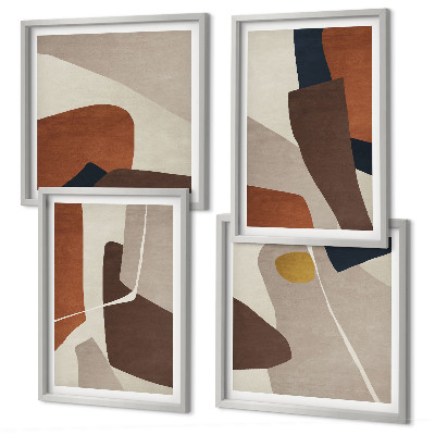 Galleria a parete Forme astratte moderne
