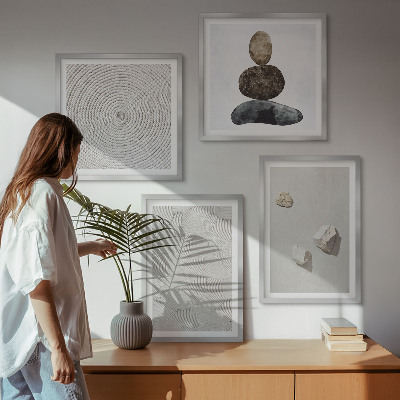 Galleria a parete Pietre arenarie, pittura moderna