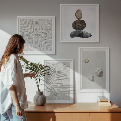Galleria a parete Pietre arenarie, pittura moderna