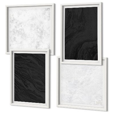Polittico con cornice marmi scuri e luminosi