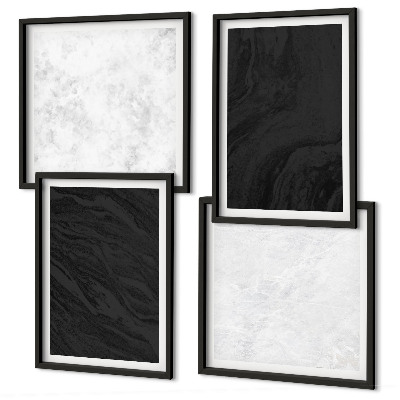 Polittico con cornice marmi scuri e luminosi