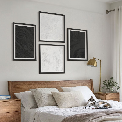 Polittico con cornice marmi scuri e luminosi
