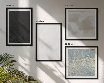 Galleria a parete con texture in pietra