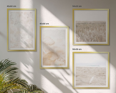 Polittico con cornice Texture pastello alla moda